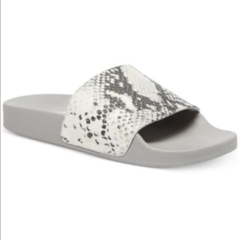 Steve Madden Snake Skin Pool Slides Size 7 - image 1